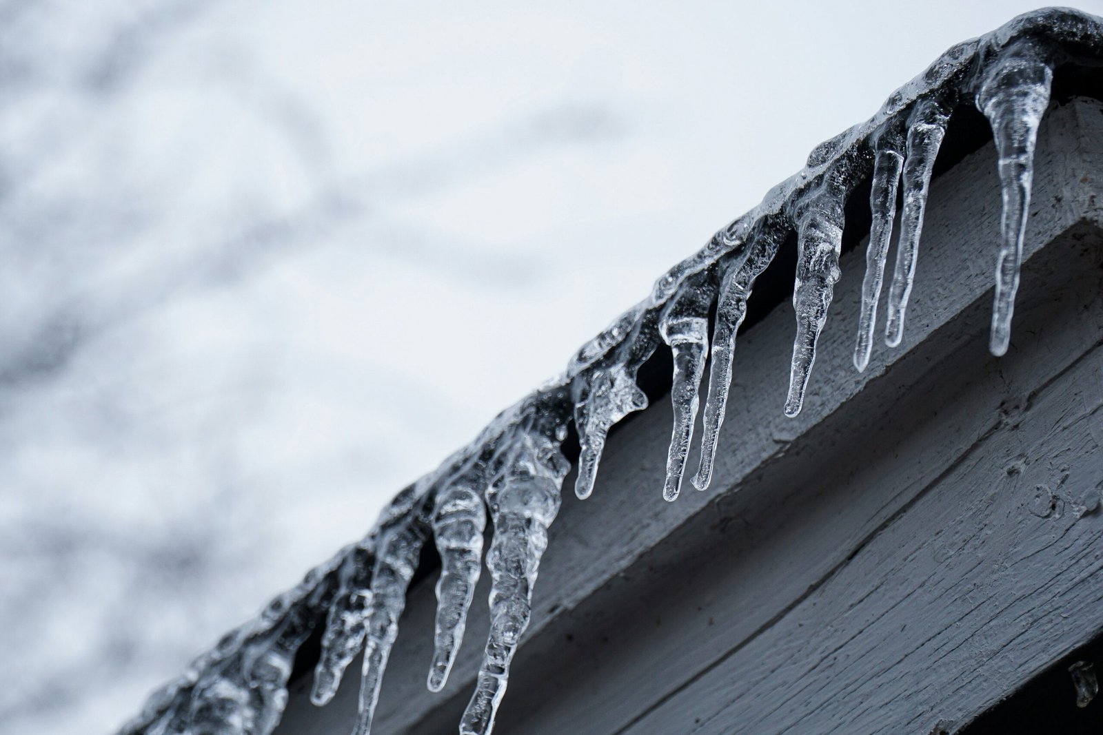 Icicles on roofline